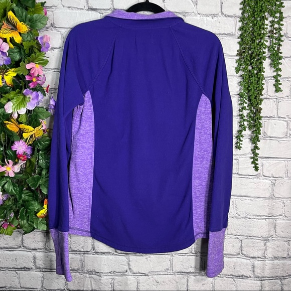 §🌼3/$30🌼SO Purple Half Zip Pullover Sweater Size Medium - Picture 9 of 14